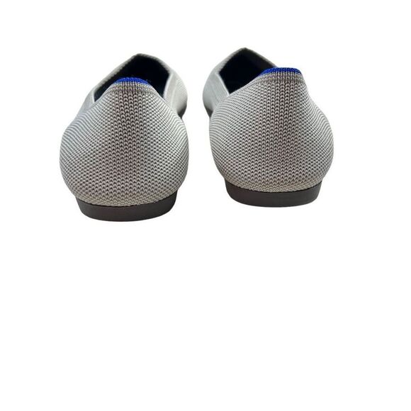 Rothy’s Women’s Knit Solid Light Grey Pointed Toe Flats Shoes Size 8.5 - Picture 9 of 9